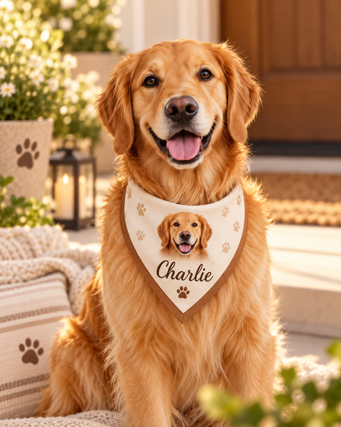Personalized Pet Photo Bandana