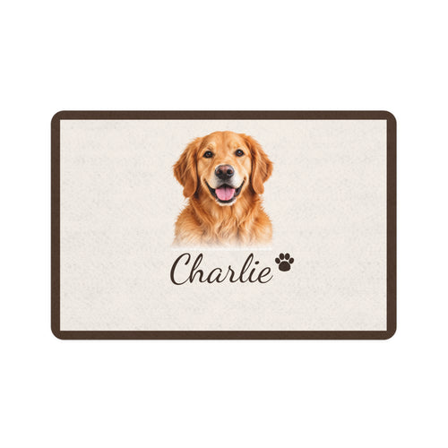 Personalized Pet Photo Feeding Mat